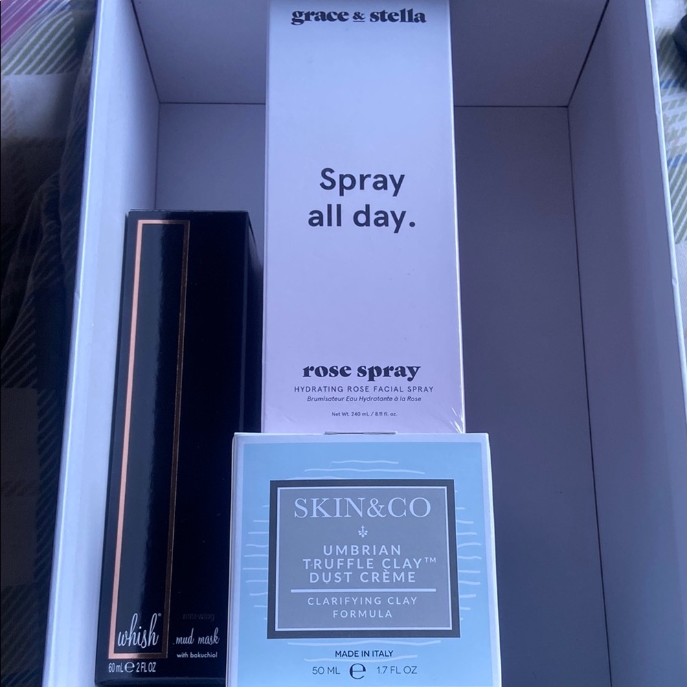 Skincare Full Size Bundle; Grace & Stella Skin & Co & Whish